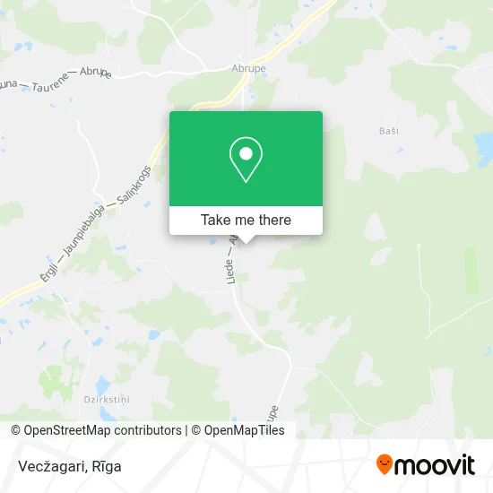 Vecžagari map