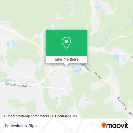 Sauleskalns map