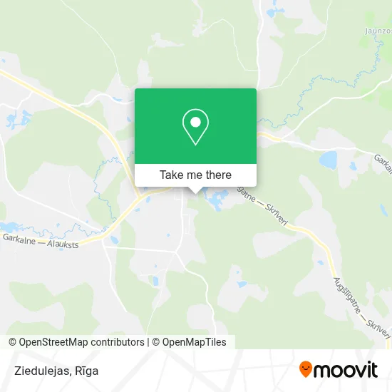 Ziedulejas map
