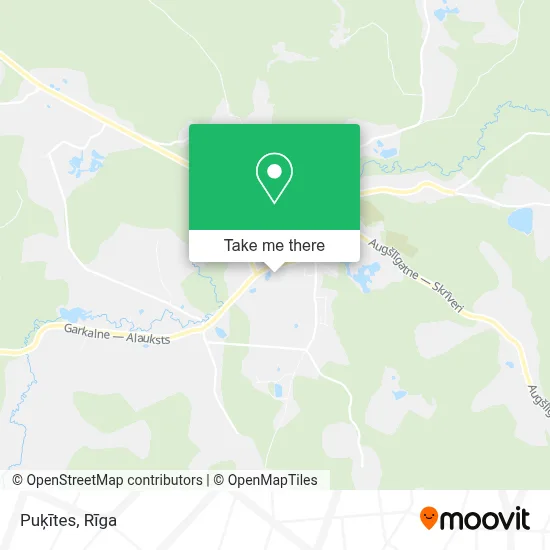Puķītes map