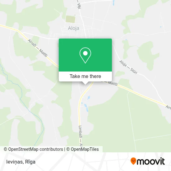 Ieviņas map
