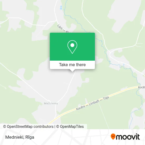 Mednieki map