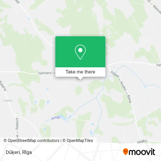 Dūķeri map