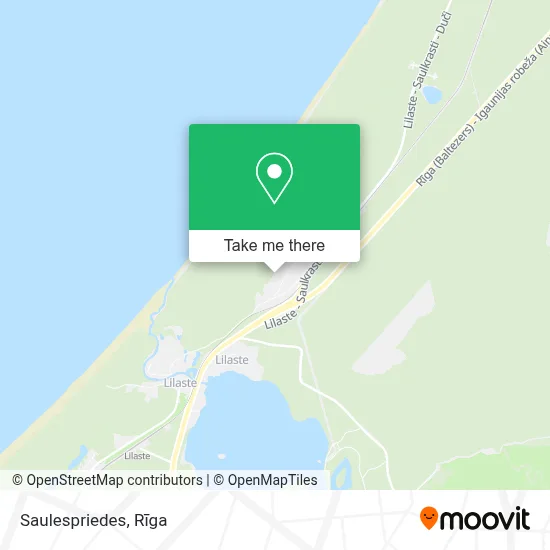 Saulespriedes map