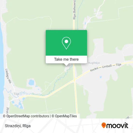 Strazdiņi map