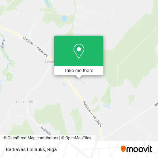 Barkavas Lidlauks map