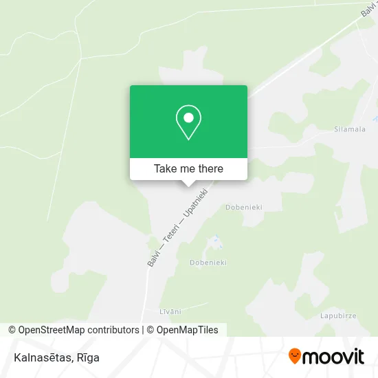 Kalnasētas map