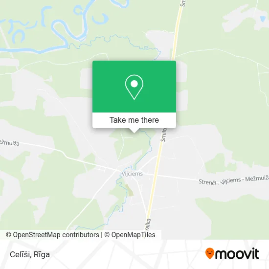 Celīši map