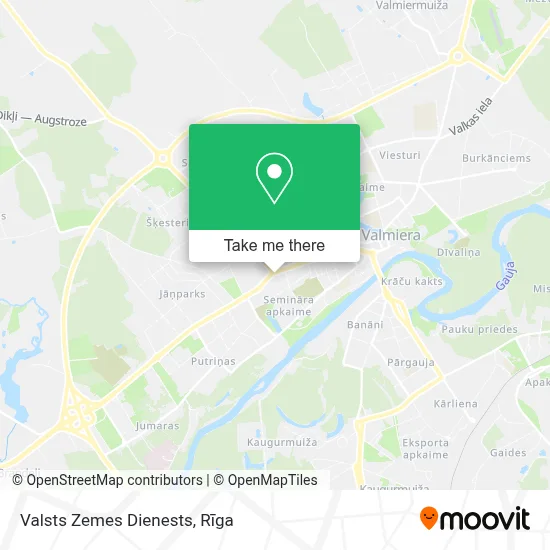 Valsts Zemes Dienests map