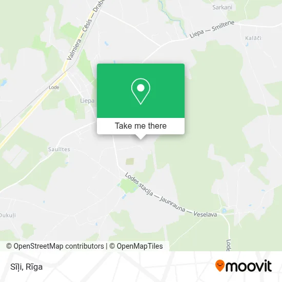 Sīļi map