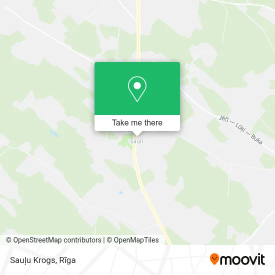 Sauļu Krogs map