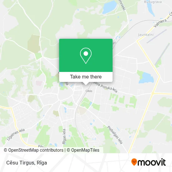 Cēsu Tirgus map