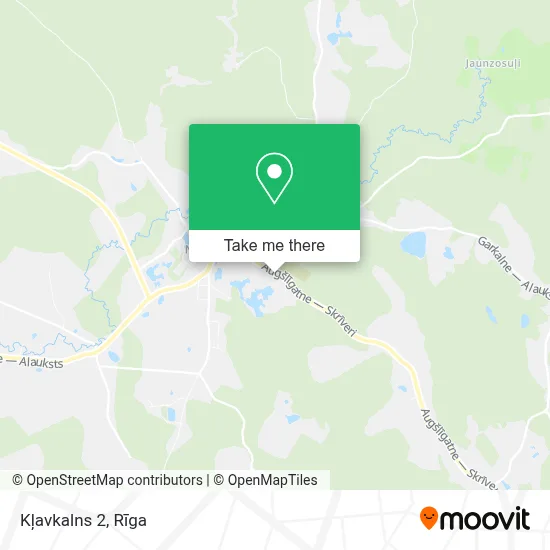 Kļavkalns 2 map