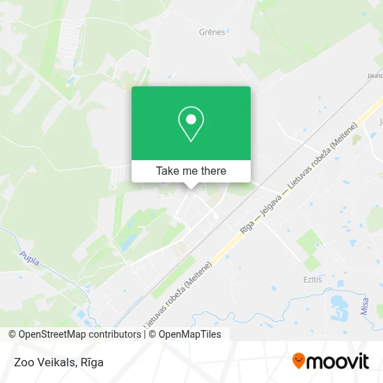 Zoo Veikals map
