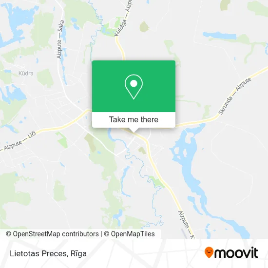 Lietotas Preces map
