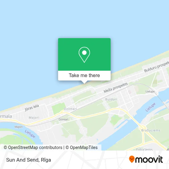 Sun And Send map