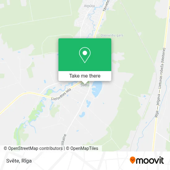 Svēte map