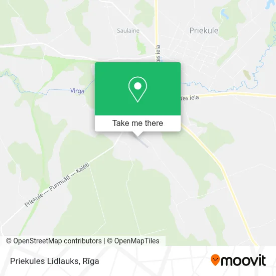 Priekules Lidlauks map