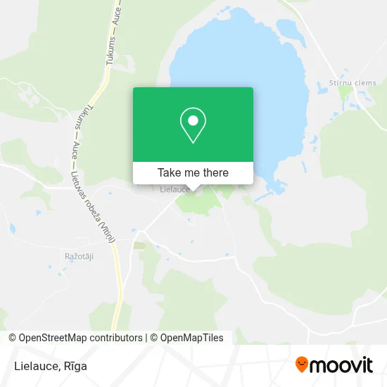 Lielauce map