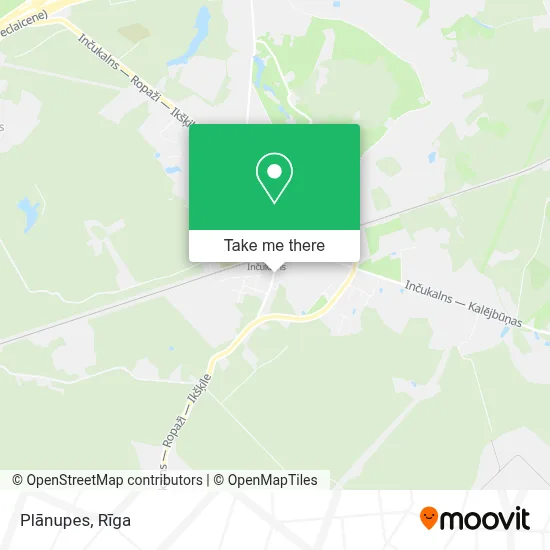 Plānupes map