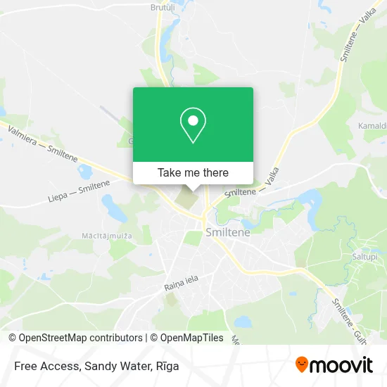 Free Access, Sandy Water map