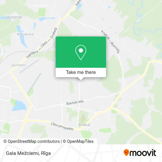 Gala Mežciemi map