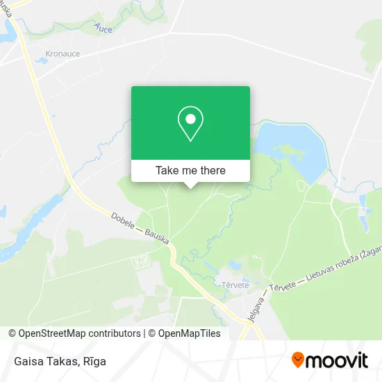 Gaisa Takas map