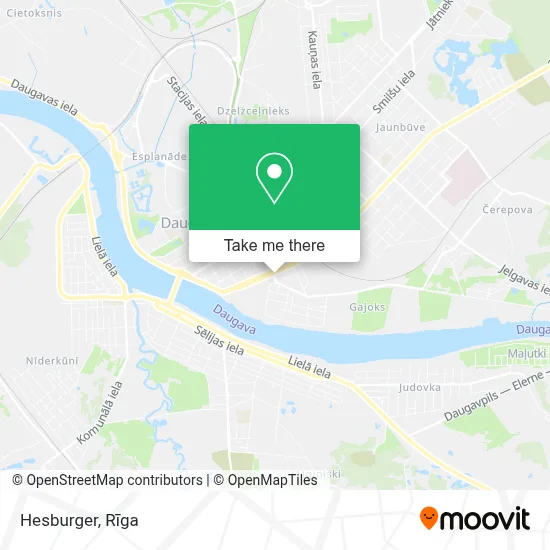 Hesburger map