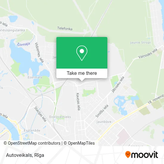 Autoveikals map