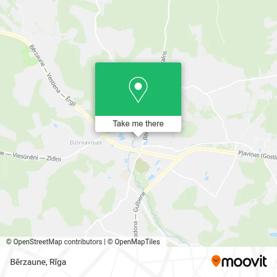 Bērzaune map