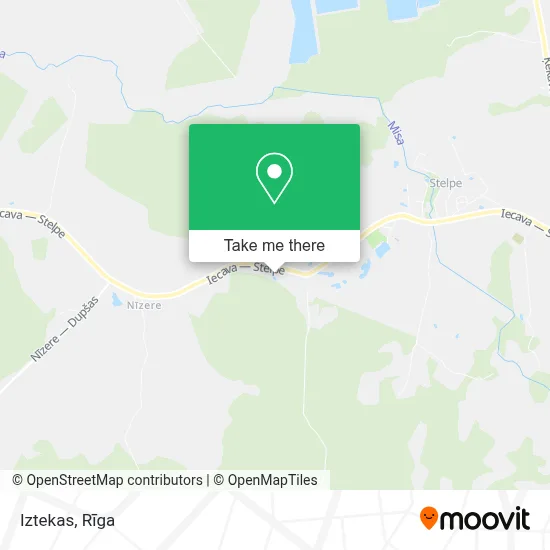 Iztekas map