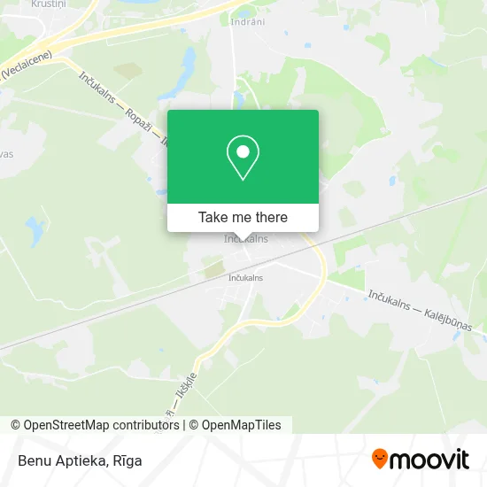 Benu Aptieka map