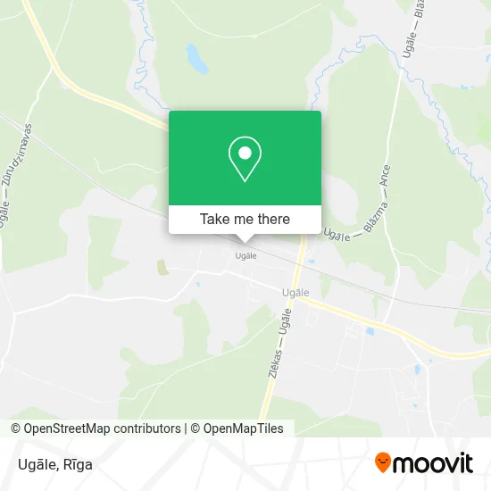 Ugāle map