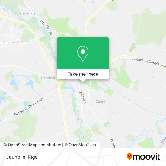 Jaunpils map