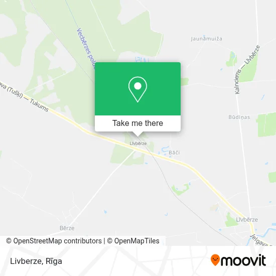 Livberze map