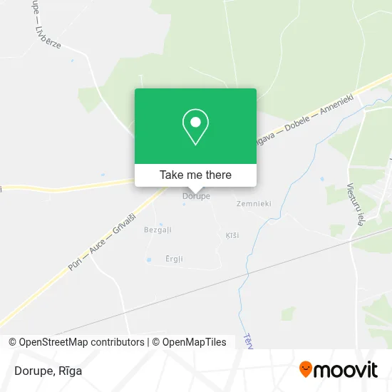 Dorupe map