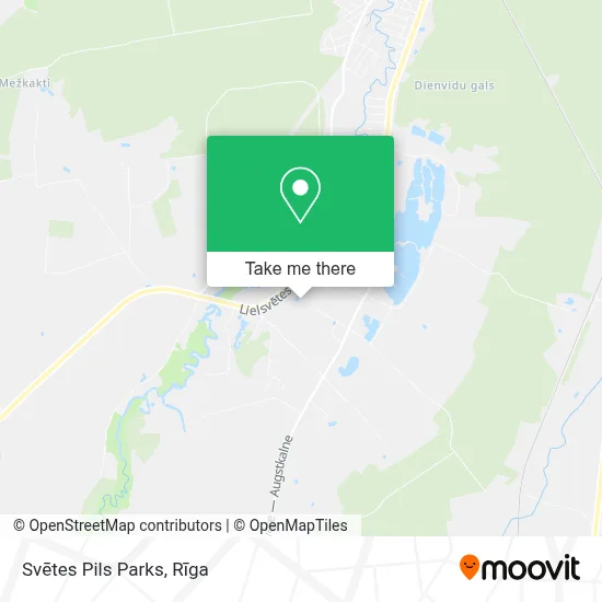 Svētes Pils Parks map