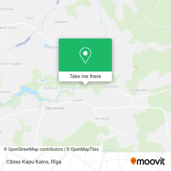 Ciblas Kapu Kalns map