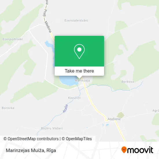 Marinzejas Muiža map