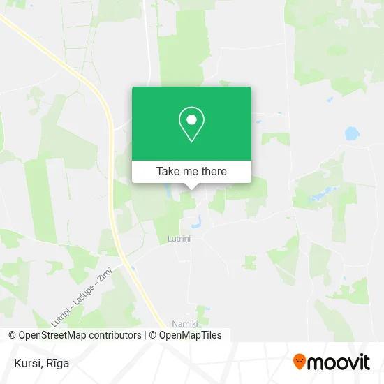 Kurši map