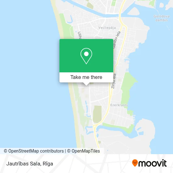 Jautrības Sala map
