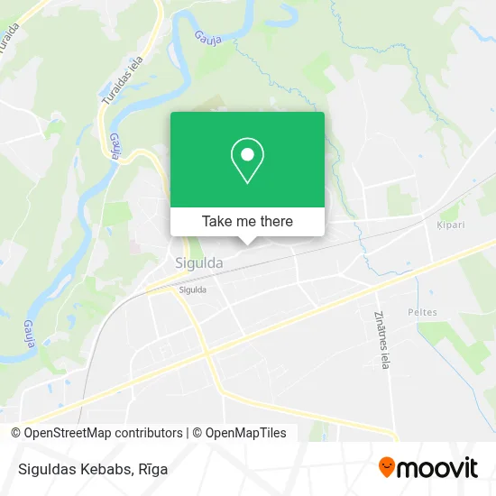 Siguldas Kebabs map