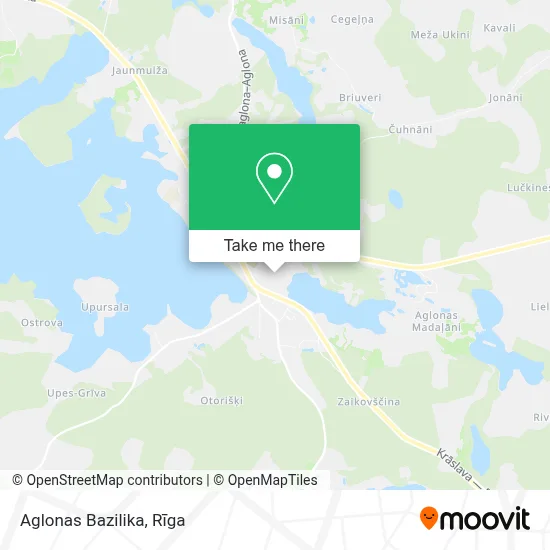 Aglonas Bazilika map