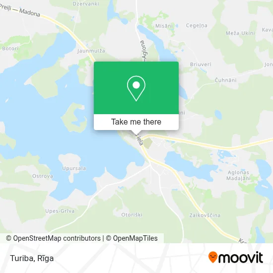 Turiba map
