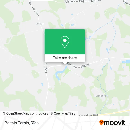 Baltais Tornis map