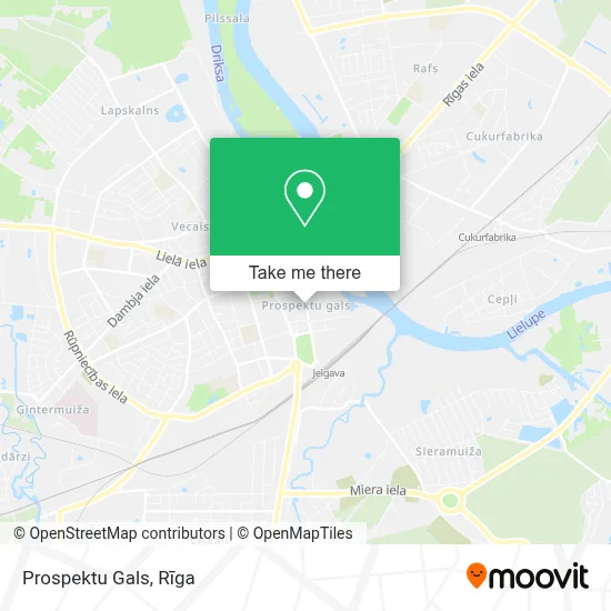 Prospektu Gals map