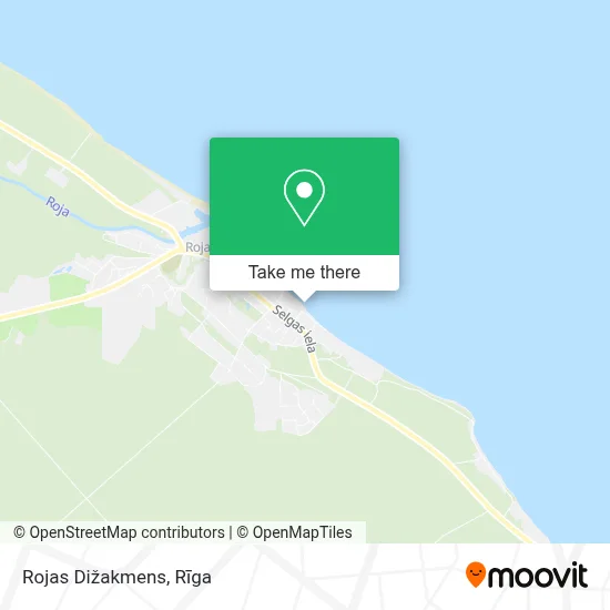 Rojas Dižakmens map