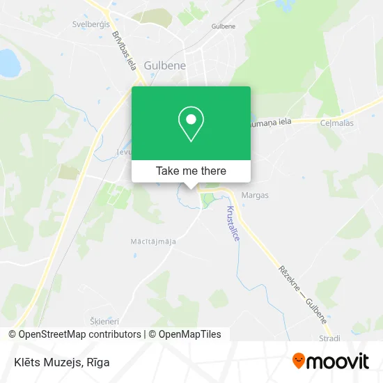 Klēts Muzejs map