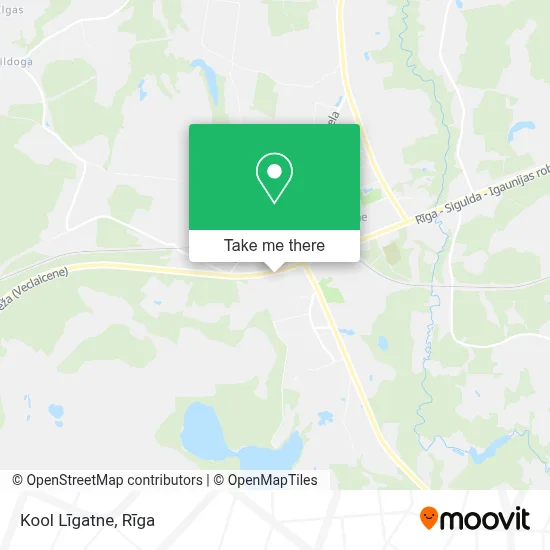 Kool Līgatne map