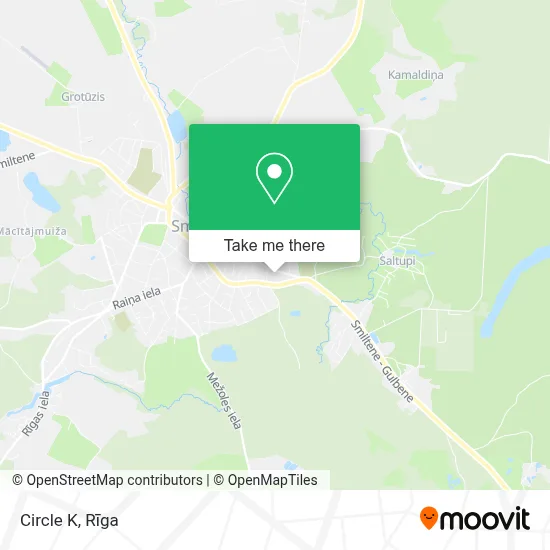 Circle K map